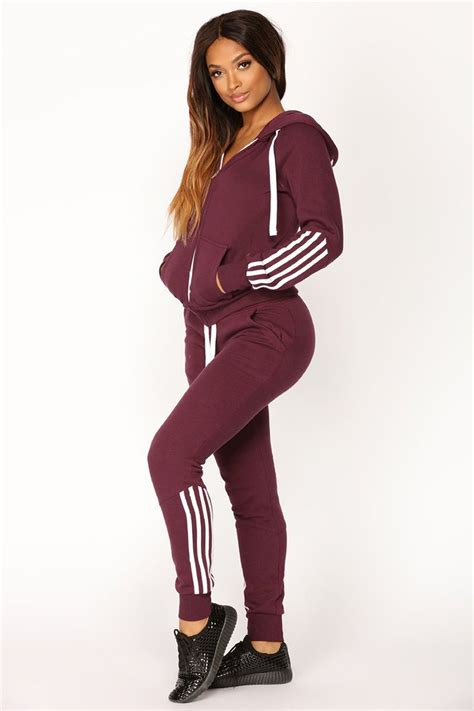 tall women track suits designer